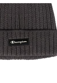 Champion - Czapka outdoor zimowa męska Beanie. Kolor: szary. Materiał: akryl. Sezon: zima #2