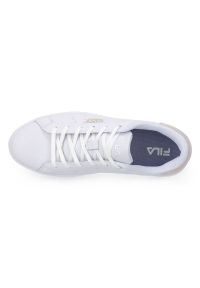 Buty Fila Lusso W FFW0285.10004 białe. Kolor: biały. Materiał: materiał, skóra. Szerokość cholewki: normalna #5