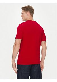 TOMMY HILFIGER - Tommy Hilfiger T-Shirt Center Stack MW0MW38621 Czerwony Regular Fit. Kolor: czerwony. Materiał: bawełna #3