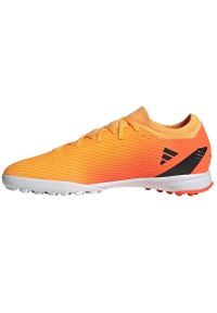 Adidas - Buty piłkarskie adidas X Speedportal.3 Tf M GZ2471 pomarańczowe żółcie. Zapięcie: sznurówki. Kolor: pomarańczowy. Materiał: syntetyk, guma. Sport: piłka nożna #8