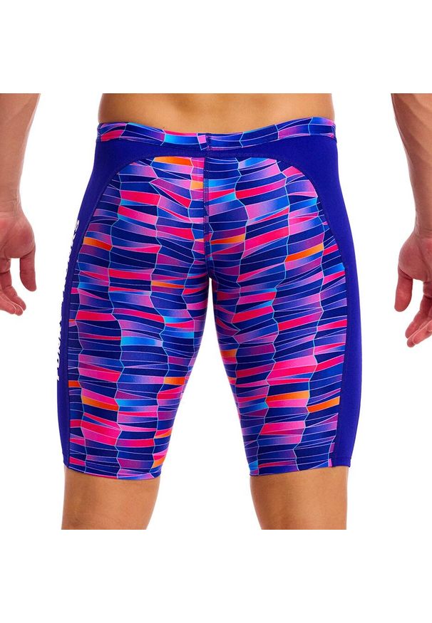 FUNKY TRUNKS - Spodenki do pływania Jammery Funky Trunks Warped Waves. Kolor: wielokolorowy