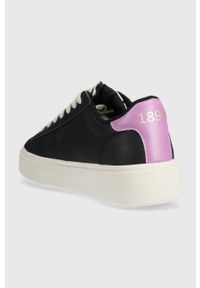 U.S. Polo Assn. sneakersy ASHLEY kolor czarny ASHLEY001W/CYH1. Nosek buta: okrągły. Zapięcie: sznurówki. Kolor: czarny. Materiał: guma. Obcas: na platformie #5