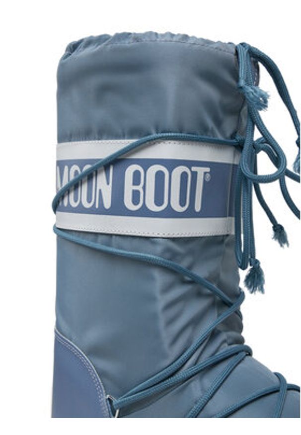 Moon Boot Śniegowce Mb Icon Nylon 80D1400440 Szary. Kolor: niebieski. Materiał: materiał