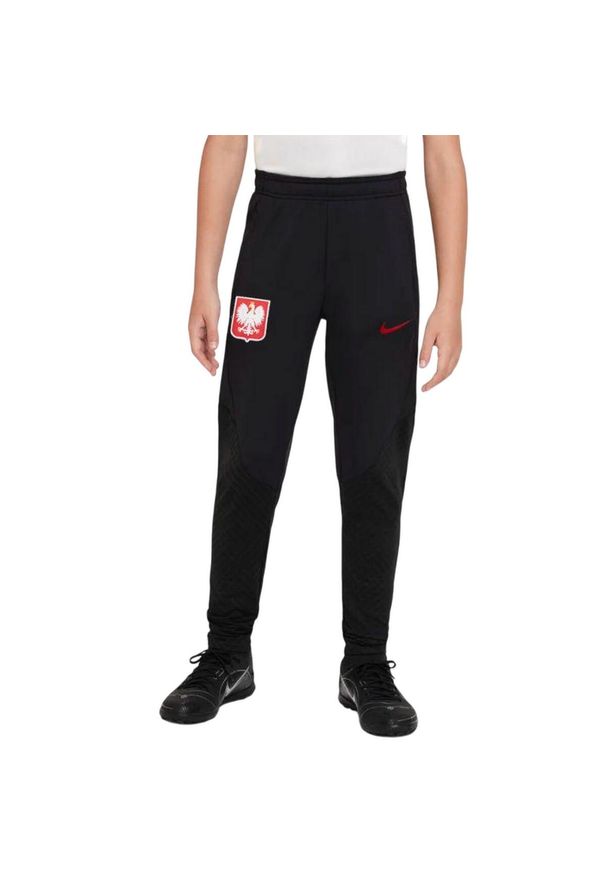 Nike - Spodnie Do Biegania Dla Dzieci/dzieci Poland Strike. Kolor: czarny