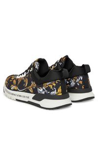 Versace Jeans Couture Sneakersy 78YA3SA1 Czarny. Kolor: czarny. Materiał: materiał #3