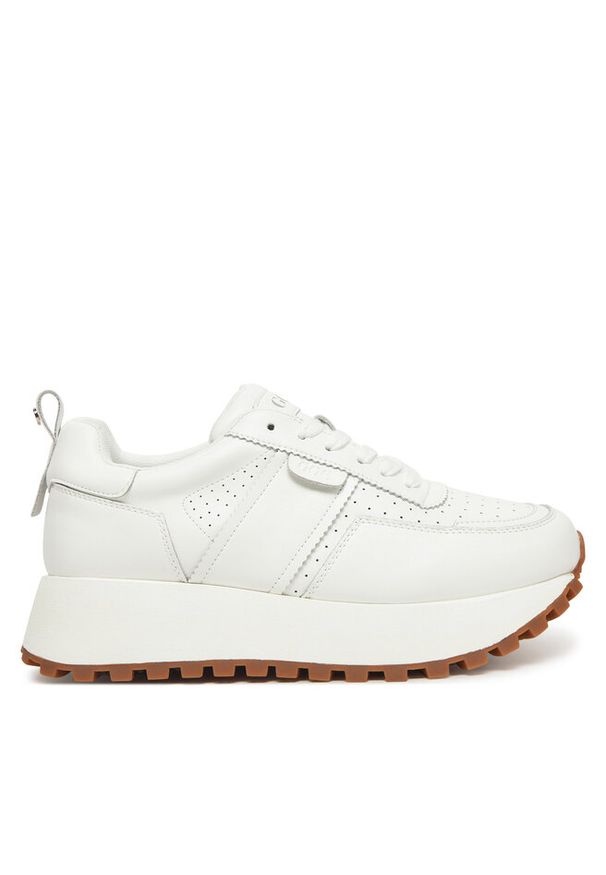 Sneakersy GOE. Kolor: biały