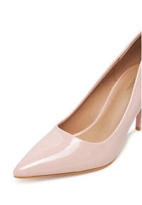 DeeZee Szpilki EZ-23-1 Różowy. Kolor: różowy. Materiał: skóra. Obcas: na szpilce #5