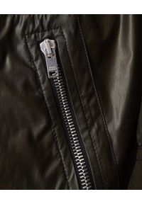 ISABEL MARANT - Czarny płaszcz ze ściągaczem. Kolor: czarny. Materiał: kaszmir, materiał. Długość rękawa: długi rękaw. Długość: długie. Styl: klasyczny #2