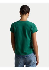 Polo Ralph Lauren T-Shirt 211B14605027 Zielony Regular Fit. Typ kołnierza: polo. Kolor: zielony. Materiał: bawełna #5