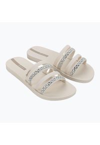 Klapki damskie Ipanema Chic Slide. Kolor: beżowy