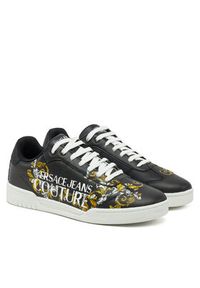 Versace Jeans Couture Sneakersy 78YA3SD1 Czarny. Kolor: czarny. Materiał: skóra #3