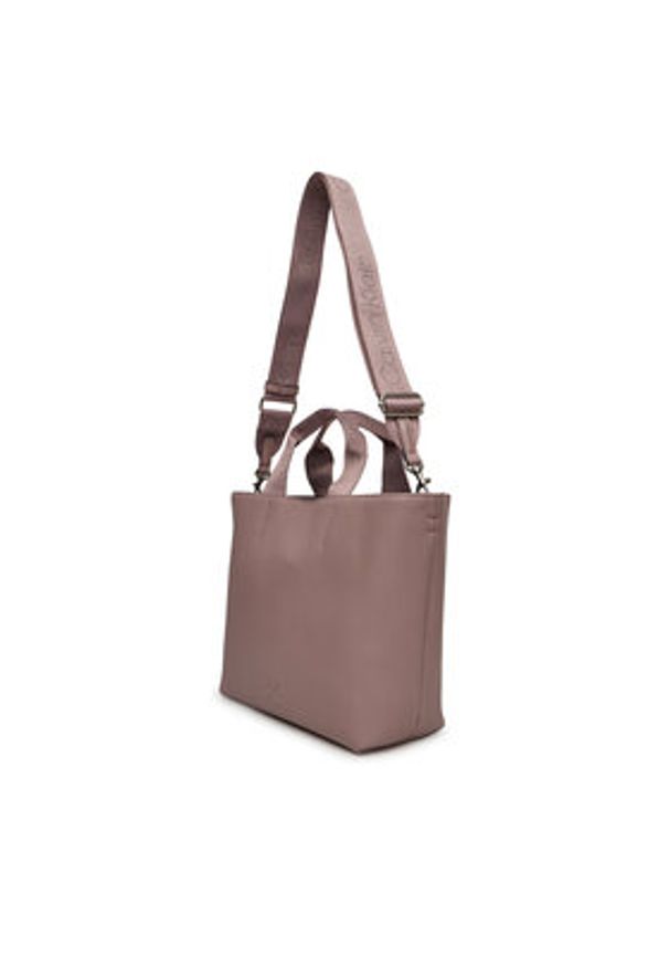 Calvin Klein Jeans Torebka Ultralight Mini Tote LV04K3112G Różowy. Kolor: różowy. Materiał: skórzane