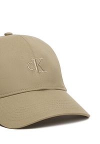 Calvin Klein Czapka z daszkiem Monogram Embroidery Baseball Cap LV04G5002G Beżowy. Kolor: beżowy. Materiał: bawełna #3