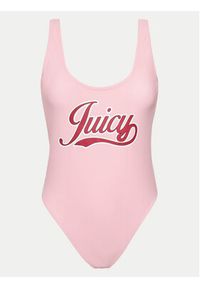 Juicy Couture Strój kąpielowy Retro Devina JCITS223204 Różowy. Kolor: różowy. Materiał: syntetyk