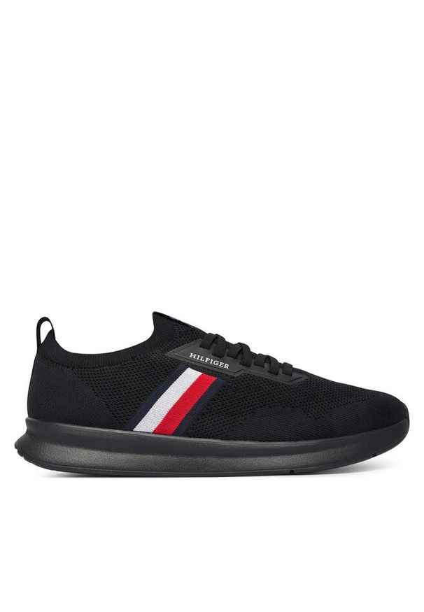 TOMMY HILFIGER - Sneakersy Tommy Hilfiger. Kolor: czarny