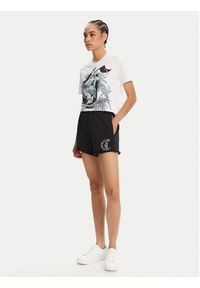 Just Cavalli Szorty sportowe 78PADE08 Czarny Loose Fit. Kolor: czarny. Materiał: bawełna