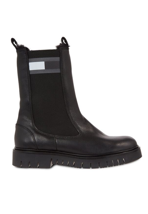 Tommy Jeans Sztyblety Tjw Warmlined Chelsea Boot EN0EN02313 Czarny. Kolor: czarny