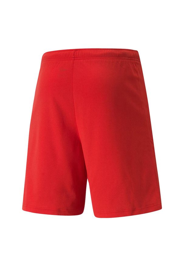 Puma - Męskie Spodenki Dresowe TeamRISE. Kolor: czerwony. Materiał: dresówka