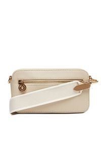 TOMMY HILFIGER - Tommy Hilfiger Torebka DISTINCT CAMERA BAG AW0AW17455 Beżowy. Kolor: beżowy. Materiał: skórzane #4