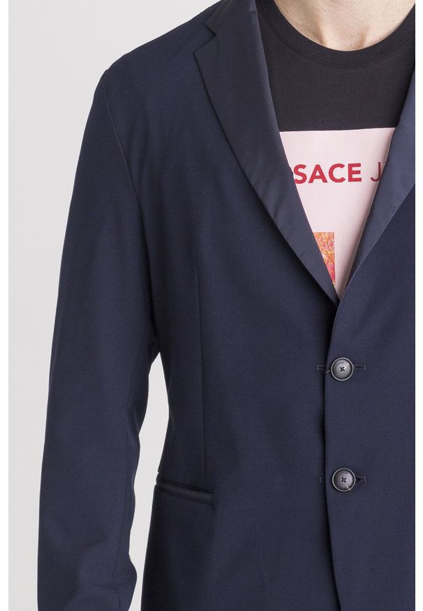 Dwustronna MARYNARKA Emporio Armani,. Wzór: gładki. Styl: sportowy, klasyczny, elegancki
