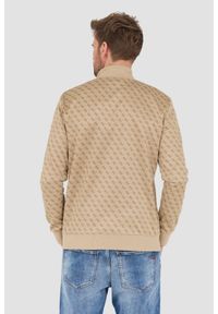 Guess - GUESS Beżowa męska bluza Korbin. Kolor: beżowy #6