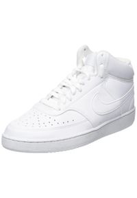 Buty Nike Court Vision Białe Męskie. Okazja: na co dzień. Kolor: biały. Materiał: skóra. Sezon: lato. Model: Nike Court. Sport: koszykówka #1