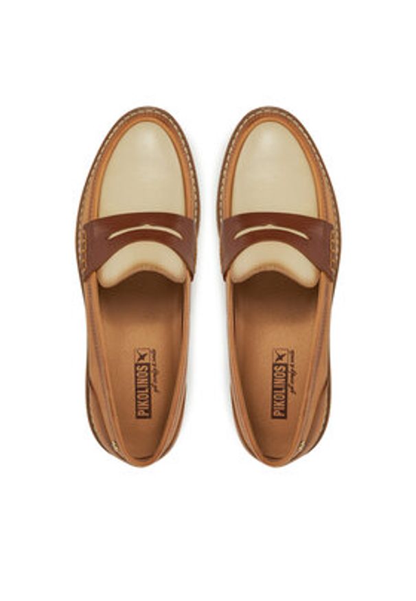 Pikolinos Mokasyny W8J-3541C3 Brązowy. Kolor: brązowy. Materiał: skóra