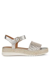 Geox Espadryle D Eolie D25SRF 0CF6E CB500 Złoty. Kolor: złoty. Materiał: skóra #1