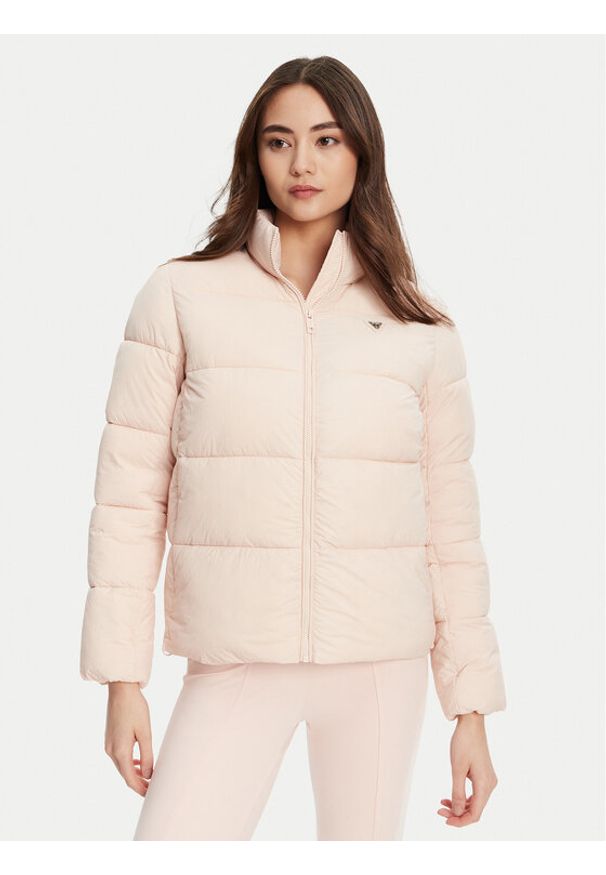 Guess Kurtka zimowa V4YL03 WFUD0 Różowy Regular Fit. Kolor: różowy. Materiał: syntetyk. Sezon: zima