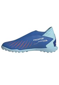 Adidas - Buty piłkarskie adidas Predator Accuracy.3 Ll Tf Jr IE9437 niebieskie. Kolor: niebieski. Materiał: guma, syntetyk. Sport: piłka nożna #3