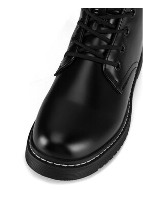 Jenny Fairy Trzewiki WS2696-02 Czarny. Kolor: czarny. Materiał: skóra