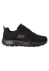 skechers - Buty do chodzenia męskie Skechers Brisbane. Zapięcie: sznurówki. Kolor: czarny. Materiał: guma, syntetyk, tkanina, materiał. Szerokość cholewki: normalna. Sport: turystyka piesza