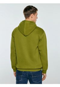 Big-Star - Bluza męska z kapturem z logo BIG STAR zielona Ashlyno 301. Typ kołnierza: kaptur. Kolor: zielony. Materiał: dzianina. Wzór: napisy. Styl: sportowy #2