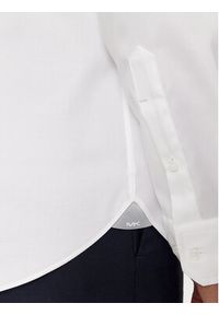 Michael Kors Koszula MD0DS01032 Biały Slim Fit. Kolor: biały. Materiał: bawełna #4