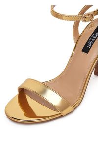 Nine West Sandały S2S15503 Złoty. Kolor: złoty. Materiał: materiał #4
