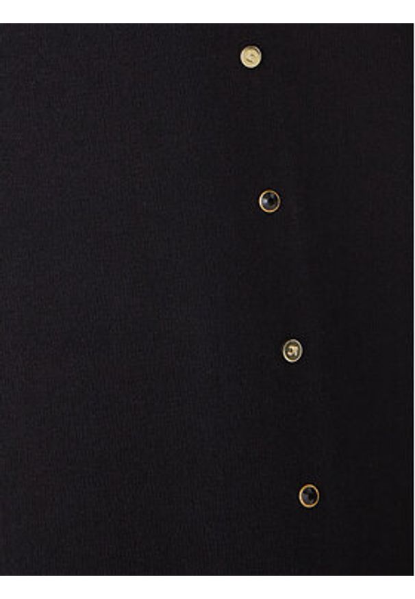 LOLA CASADEMUNT Spodnie materiałowe LF2514002 Czarny Regular Fit. Kolor: czarny. Materiał: wiskoza