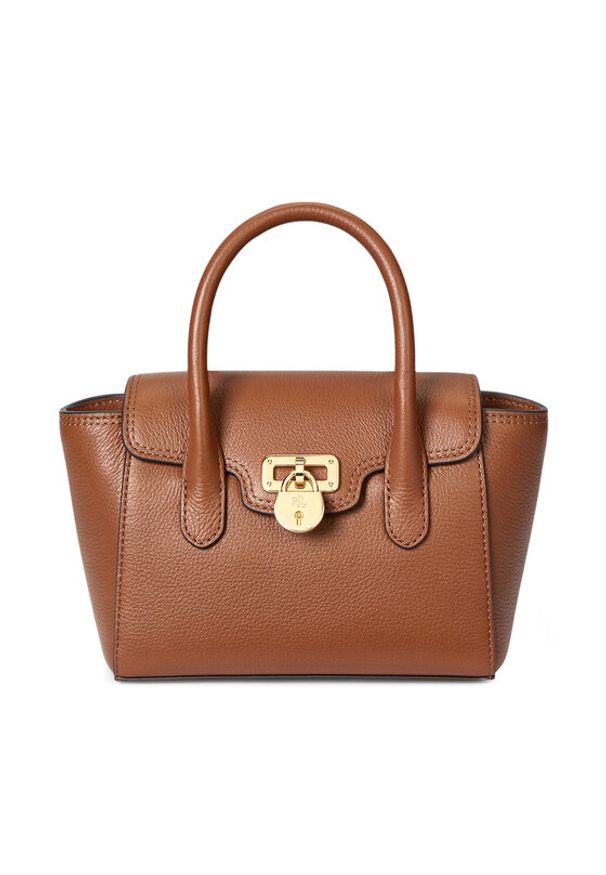 Lauren Ralph Lauren - LAUREN RALPH LAUREN Torebka 431969349001 Brązowy. Kolor: brązowy. Materiał: skórzane