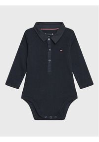 TOMMY HILFIGER - Tommy Hilfiger Body dziecięce KN0KN01575 Granatowy. Kolor: niebieski. Materiał: bawełna