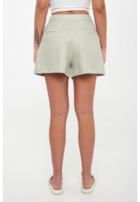 Armani Exchange - Szorty damskie lniane ARMANI EXCHANGE. Materiał: len #3
