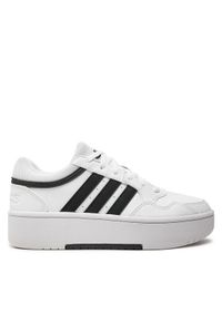 Adidas - adidas Sneakersy Hoops 3.0 Bold IG6115 Biały. Kolor: biały. Materiał: skóra #1