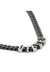 Diesel Naszyjnik Font Chain DX1487060 Czarny. Materiał: metalowe. Kolor: czarny