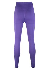BESHAPED - Legginsy fitness damskie Beshaped Shape Up modelujące. Kolor: fioletowy. Materiał: nylon. Sport: fitness