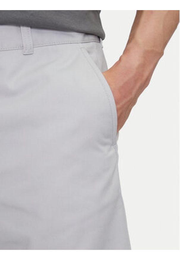 Hugo - HUGO Szorty materiałowe Darik241 50505857 Szary Regular Fit. Kolor: szary. Materiał: bawełna, syntetyk