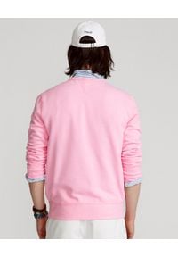 Ralph Lauren - RALPH LAUREN - Różowa bluza z logo. Typ kołnierza: polo, bez kaptura. Kolor: różowy, wielokolorowy, fioletowy. Materiał: materiał. Wzór: haft #2