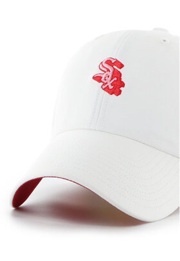 47 Brand Czapka z daszkiem MLB Chicago B-CHPCU06GWS Biały. Kolor: biały. Materiał: bawełna, materiał