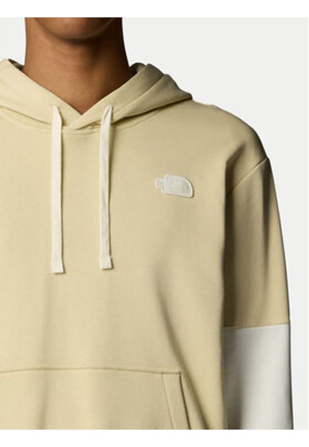The North Face Bluza Terry NF0A8C2B Beżowy Relaxed Fit. Kolor: beżowy. Materiał: syntetyk