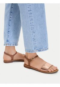 Geox Sandały D Sozy S D55LXJ 0N6KF CH85F Brązowy. Kolor: brązowy. Materiał: skóra #1