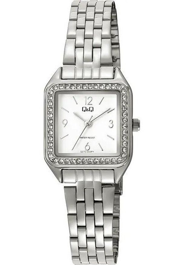 Zegarek damski QQ Q27C-003P srebrny. Kolor: srebrny