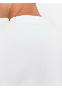 Karl Lagerfeld - KARL LAGERFELD Bluza 705063 534940 Biały Regular Fit. Typ kołnierza: dekolt w karo. Kolor: biały. Materiał: bawełna