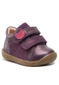 Sneakersy Geox B Macchia G. A B164PA 04477 C8015 Violet. Kolor: fioletowy. Materiał: skóra #1